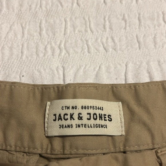 Jack & Jones Slim fit Tan Cargo Trousers Pants - Picture 7 of 12